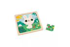 9-Piece Beginner Wooden Puzzle