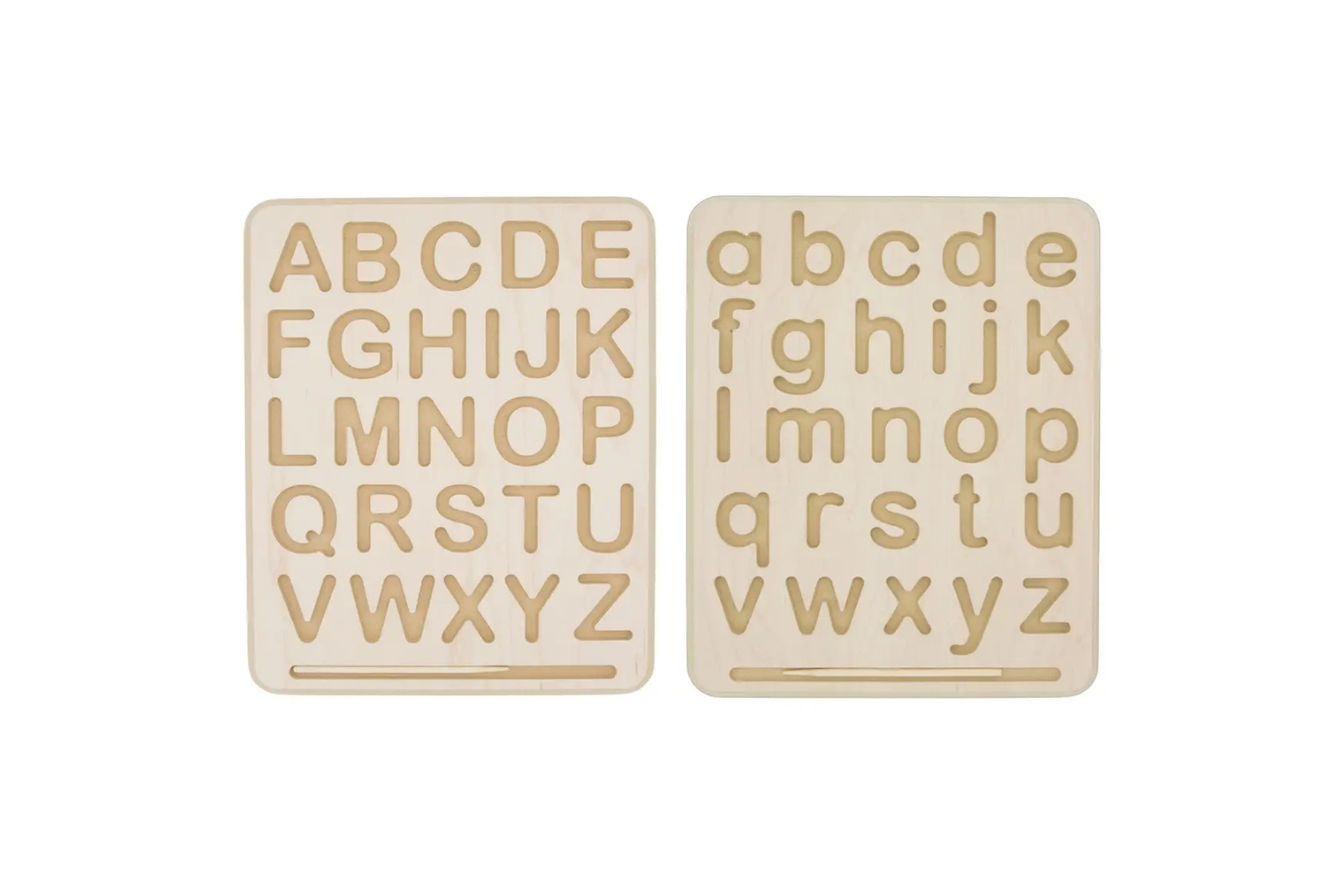 Wooden Alphabet Letter Tracing Board