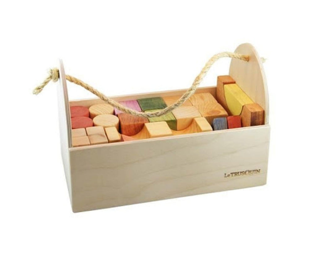 Wooden Building Blocks Set – 29 Pieces