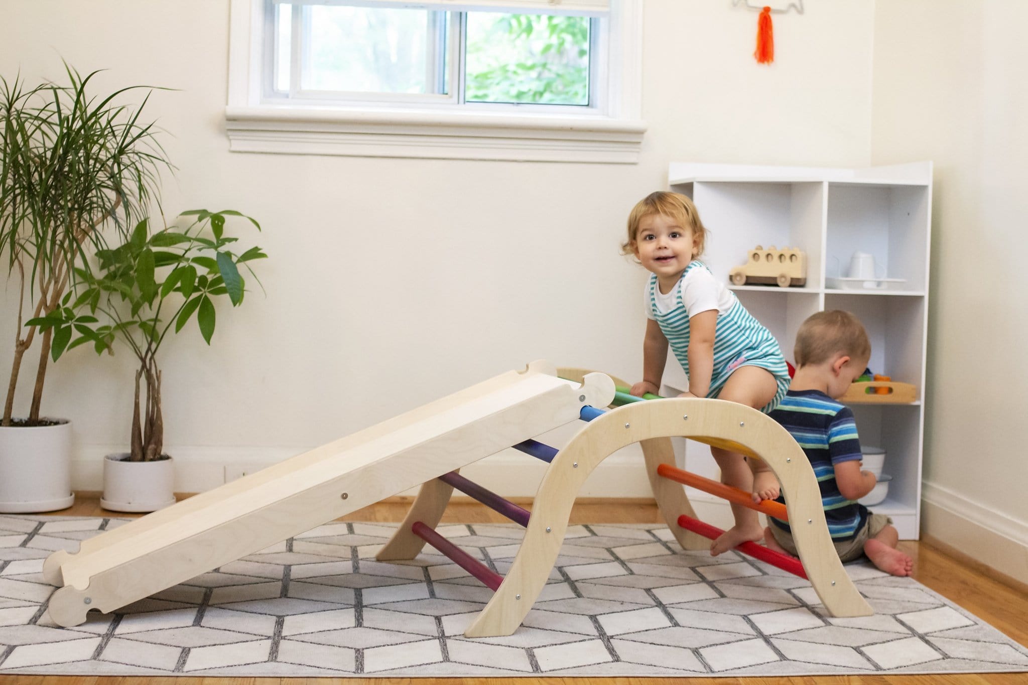 Wooden Arch Climber for Kids