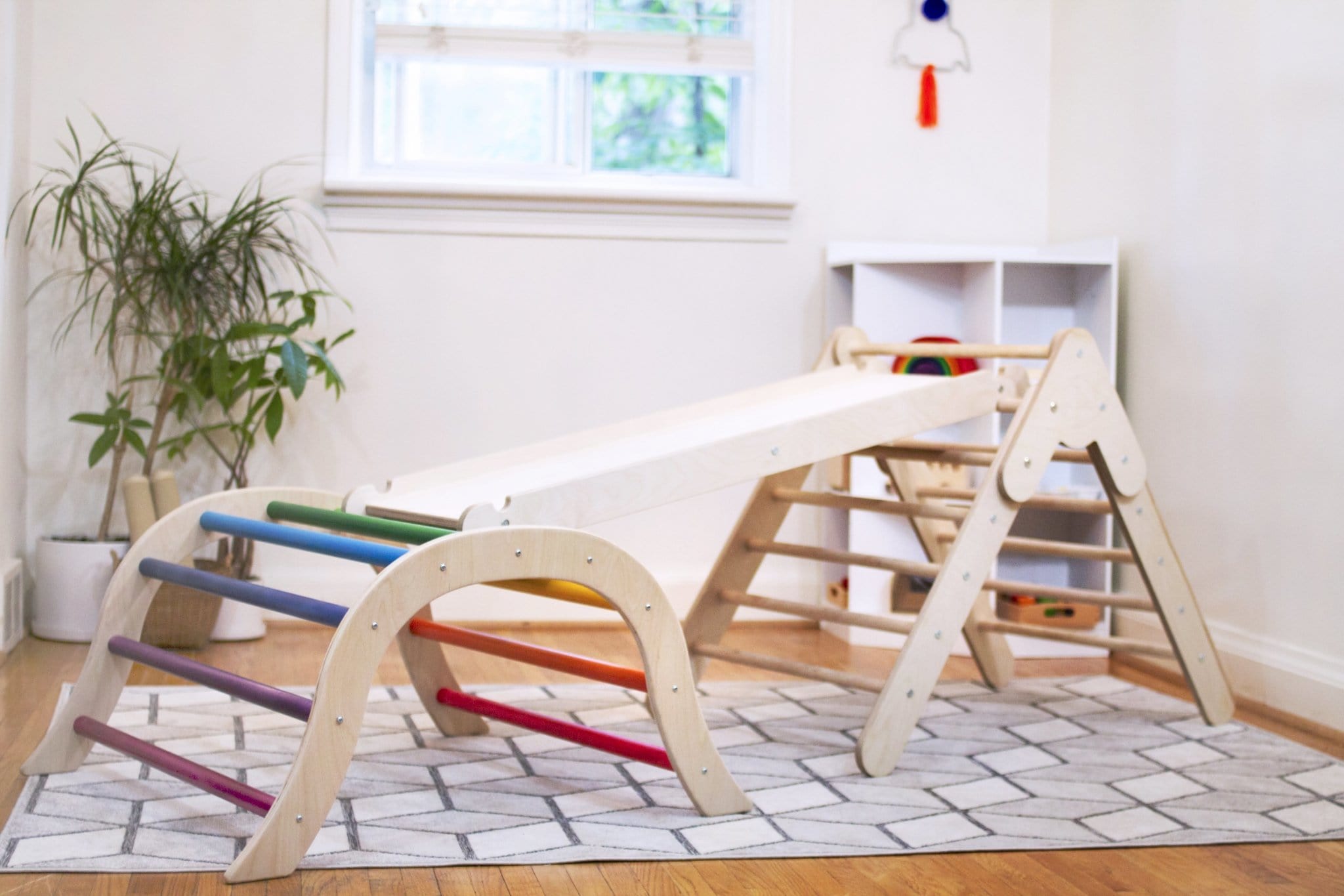 Wooden Arch Climber for Kids