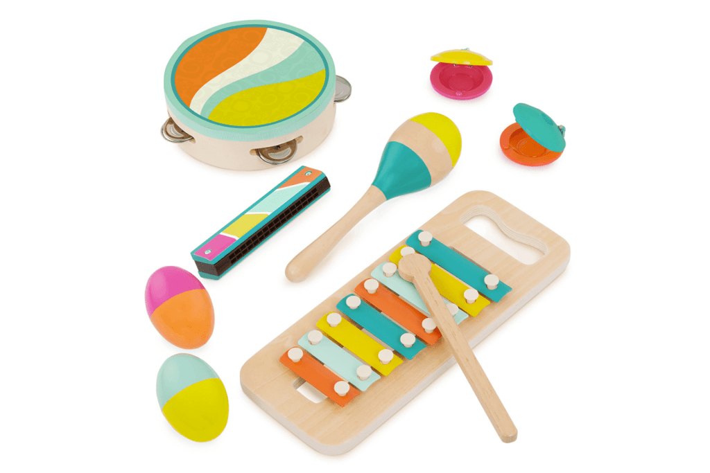 Wooden Musical Instruments Set for Kids