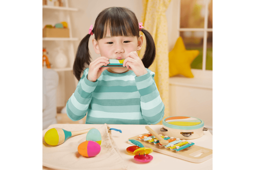 Wooden Musical Instruments Set for Kids