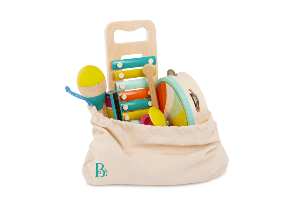 Wooden Musical Instruments Set for Kids