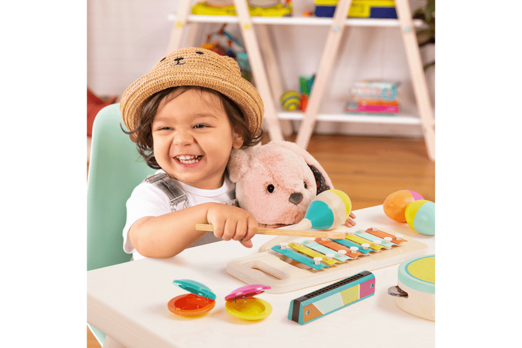 Wooden Musical Instruments Set for Kids