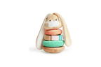 Wooden Bunny Ring Stacker Toy
