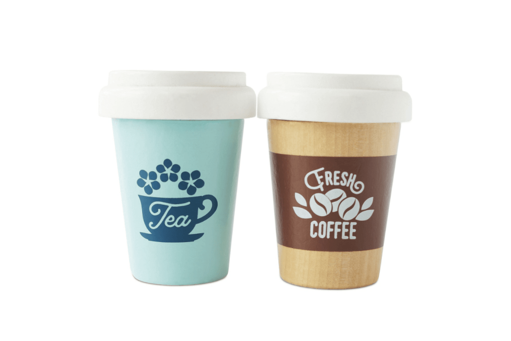 Wooden Take-Away Drinks Pretend Play Set