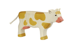 Wooden Cow Animal Figure