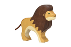 Wooden Lion Figure
