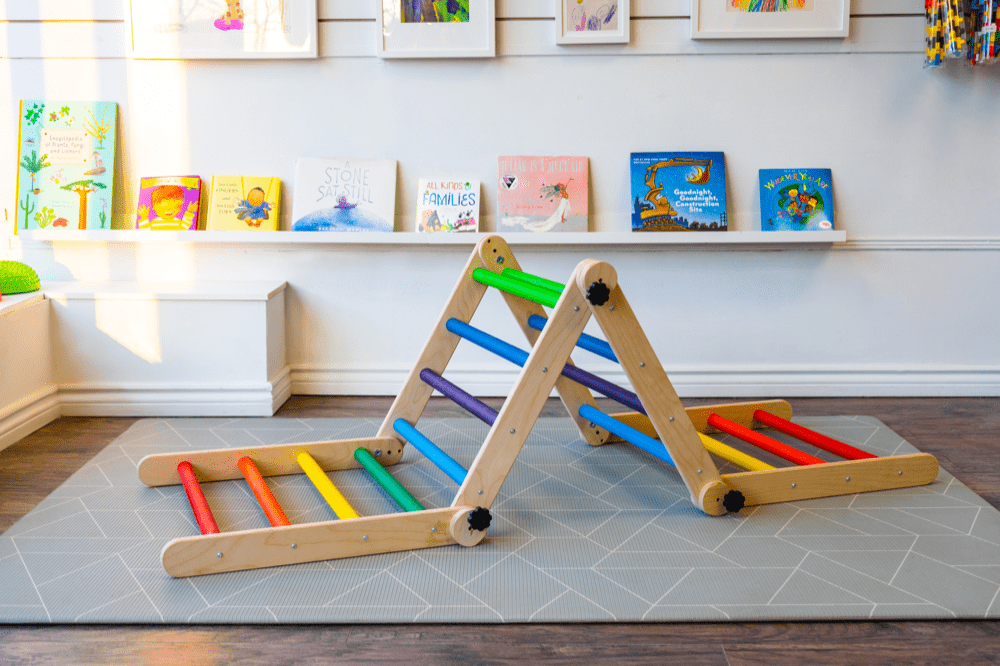 Multifold Wooden Climber for Kids