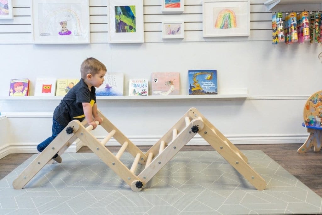 Multifold Wooden Climber for Kids
