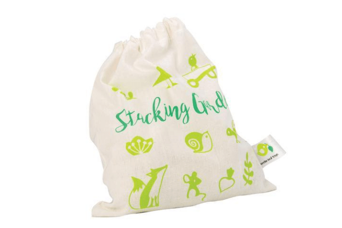 Wooden Garden Friends Stacking Game