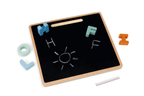 Double-Sided Wooden Alphabet Puzzle Board