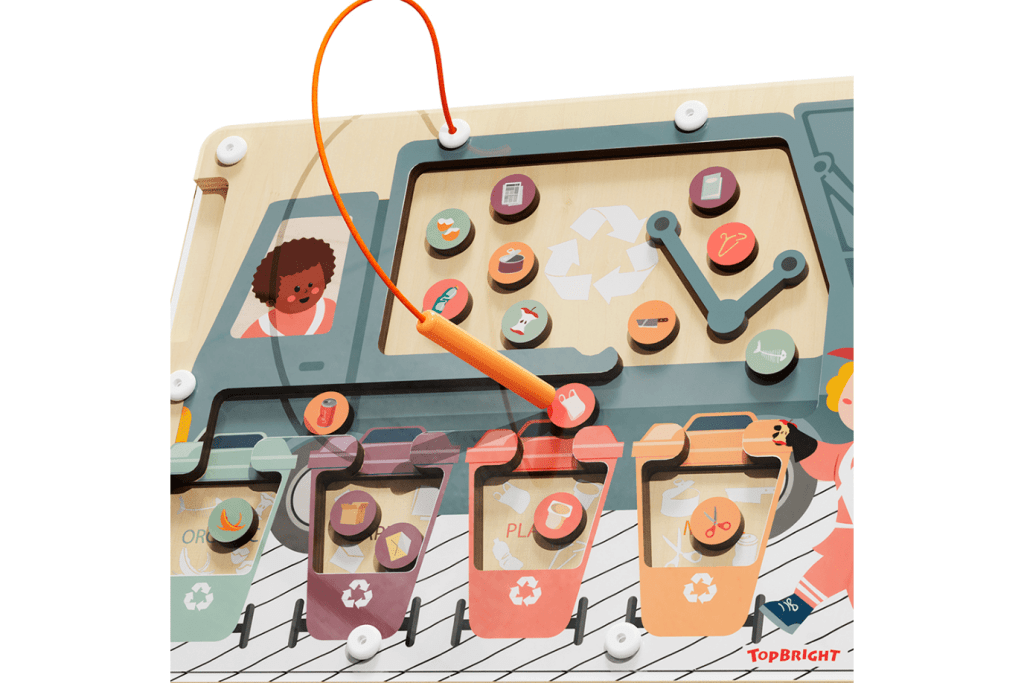 Magnetic Waste Sorting Toy