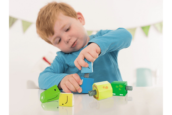 Turning Animals Wooden Puzzle Set