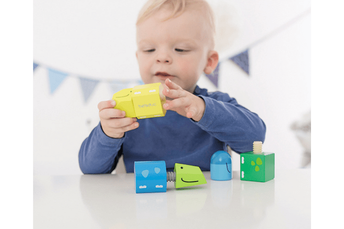 Turning Animals Wooden Puzzle Set