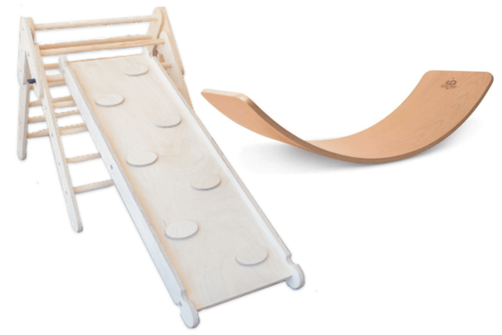 Climbing Triangle Bundle with Ramp and Balance Board