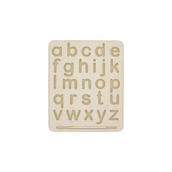 Wooden Alphabet Letter Tracing Board