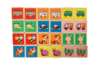 Wooden Animal Memory Matching Game
