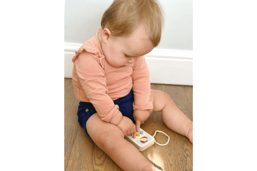 Wooden Toy Phone for Kids