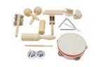 Wooden Musical Instruments Set for Kids, 11 Pieces