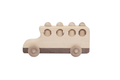 Wooden School Bus Toy with Peg People