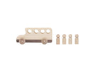 Wooden School Bus Toy with Peg People