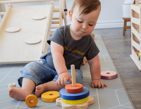 Wooden Ring Stacking Toy