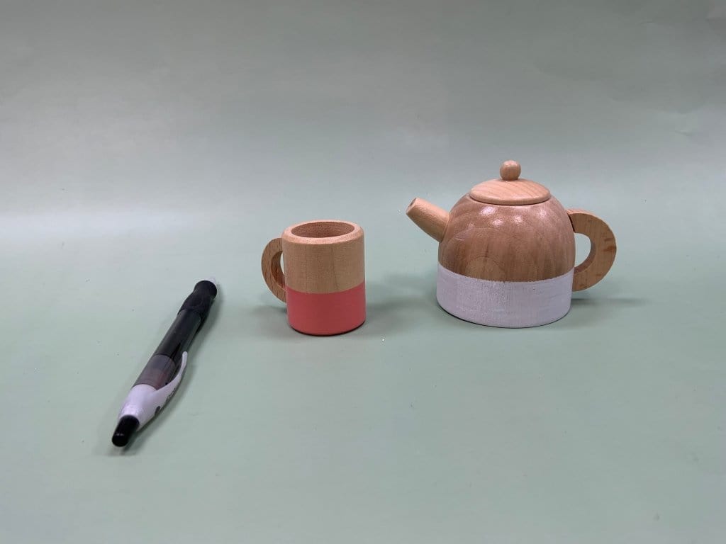 21-Piece Wooden Tea Play Set
