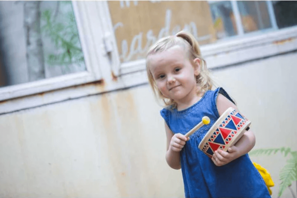 Wooden Tongue Drum for Toddlers